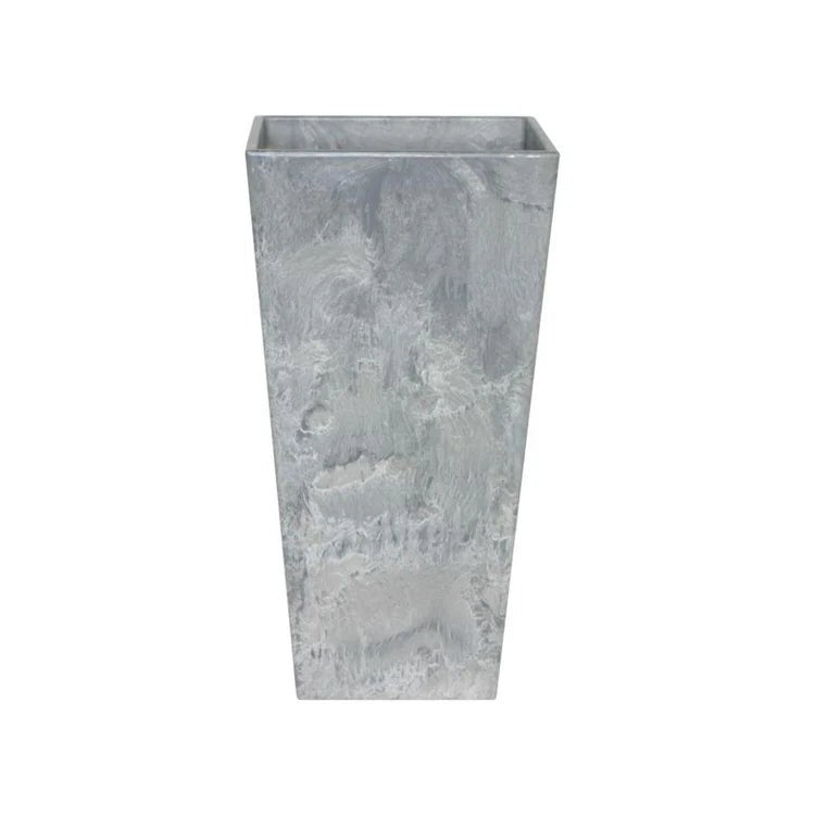 Ella Outdoor Vase/High Planter Grey Stone Finish - Tall Large, Frost Resistant, Lightweight Quality Home Decor Garden & Outdoor Living and Gifts