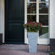 Ella Outdoor Vase/High Planter Grey Stone Finish - Tall Large, Frost Resistant, Lightweight Quality Home Decor Garden & Outdoor Living and Gifts