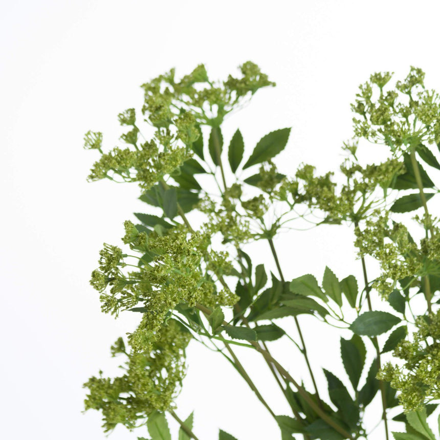 Faux Cow Parsley Ammi - Realistic Artificial Flower Single Stem Luxury Home Decor Garden & Outdoor And Gifts