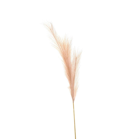 Faux Pampas Grass - Realistic Artificial Flower Single Stem Luxury Home Decor Garden & Outdoor And Gifts