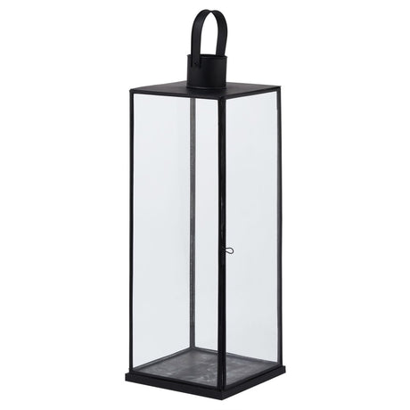 Flat Top Medium Black Lantern Luxury Home Decor Garden & Outdoor And Gifts