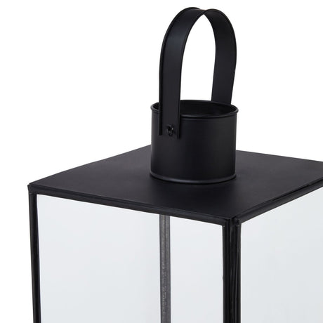 Flat Top Medium Black Lantern Luxury Home Decor Garden & Outdoor And Gifts