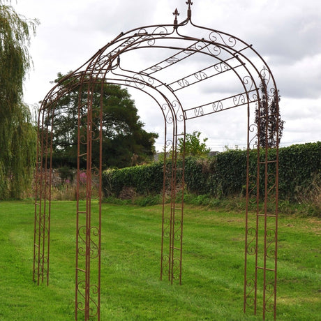 Fleur - De - Lys Garden Tunnel - Rusty Iron French Style Quality Home Decor Garden & Outdoor Living and Gifts