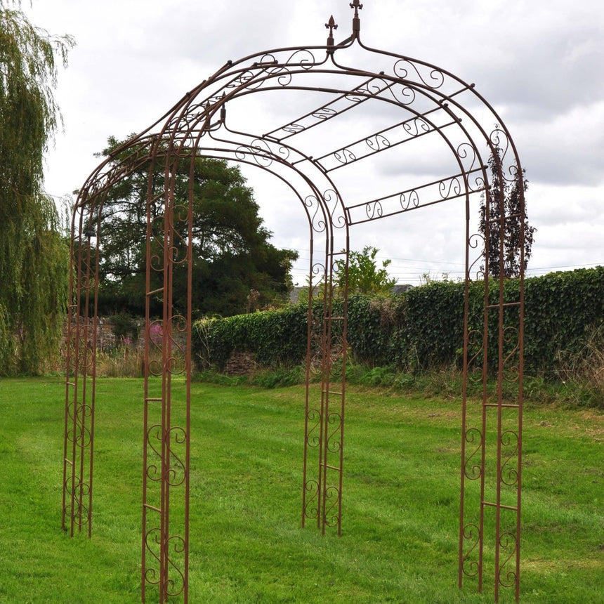 Fleur - De - Lys Garden Tunnel - Rusty Iron French Style Quality Home Decor Garden & Outdoor Living and Gifts