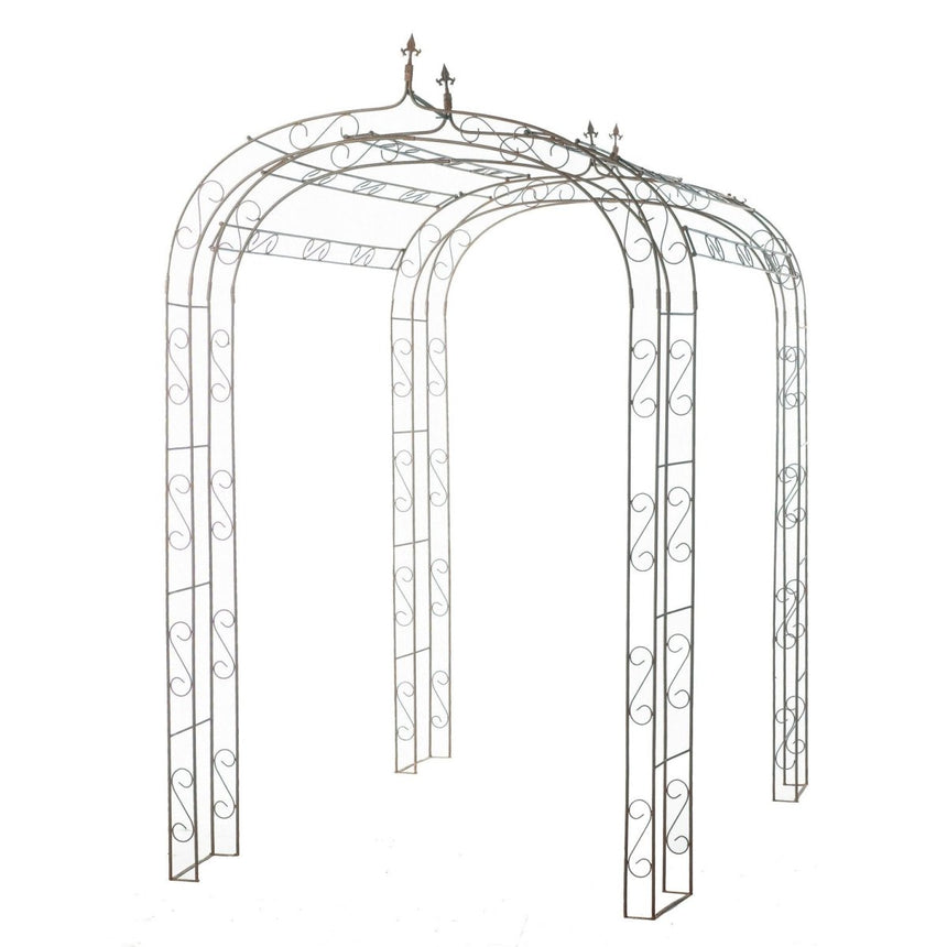 Fleur - De - Lys Garden Tunnel - Rusty Iron French Style Quality Home Decor Garden & Outdoor Living and Gifts