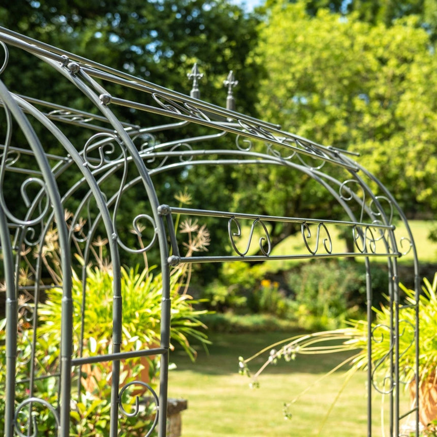 Fleur - De - Lys Garden Tunnel - Umber Grey French Style Quality Home Decor Garden & Outdoor Living and Gifts