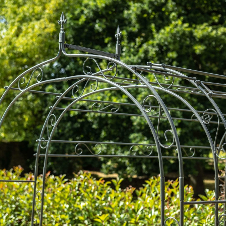 Fleur - De - Lys Garden Tunnel - Umber Grey French Style Quality Home Decor Garden & Outdoor Living and Gifts