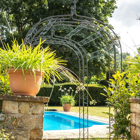 Fleur - De - Lys Garden Tunnel - Umber Grey French Style Quality Home Decor Garden & Outdoor Living and Gifts