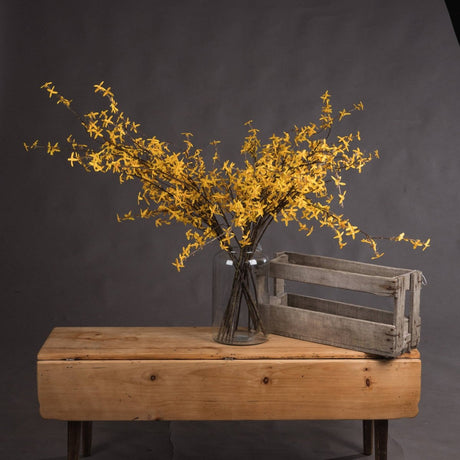Forsythia - Realistic Artificial Flower Single Stem Luxury Home Decor Garden & Outdoor And Gifts