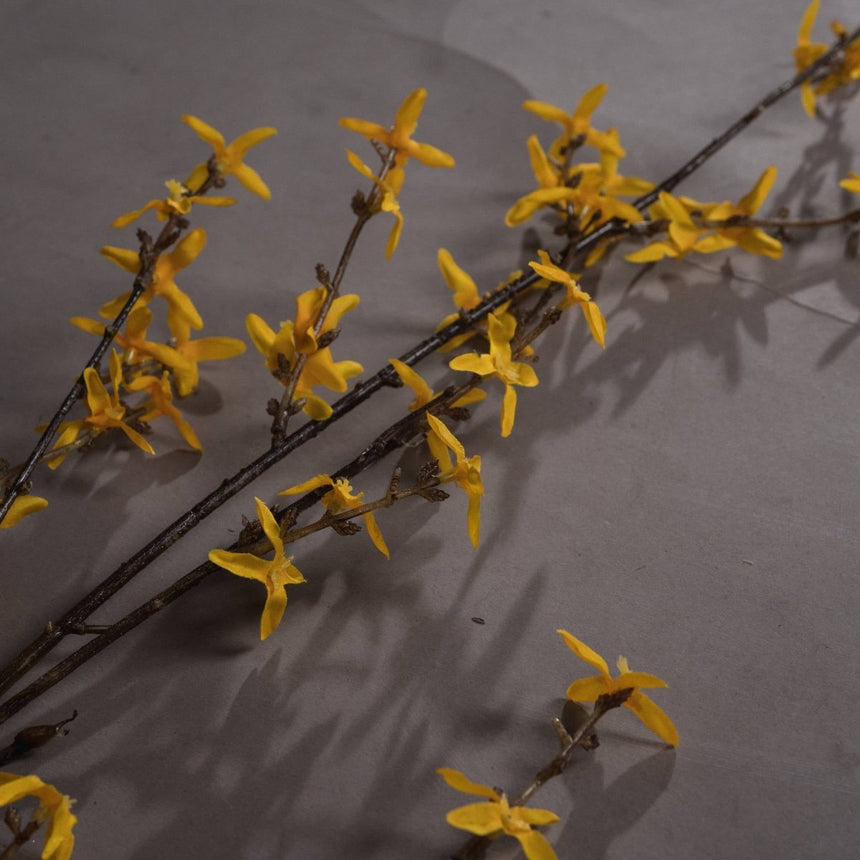 Forsythia - Realistic Artificial Flower Single Stem Luxury Home Decor Garden & Outdoor And Gifts