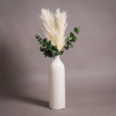 Garda Glazed Gisela Cream Vase - Glazed Ceramic Vases UK Luxury Home Decor Garden & Outdoor And Gifts
