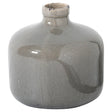 Garda Grey Glazed Eve Squat Body Vase - Glazed Ceramic Vases UK Luxury Home Decor Garden & Outdoor And Gifts