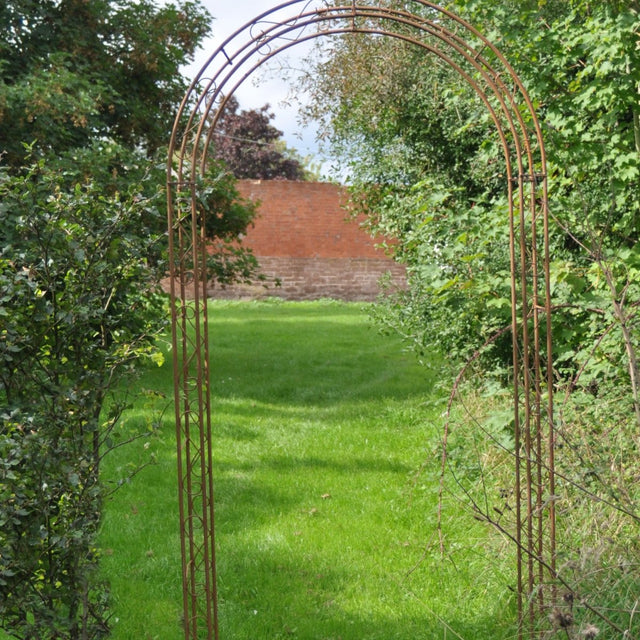 Garden Arch - Rusty Iron Finish Quality Home Decor Garden & Outdoor Living and Gifts