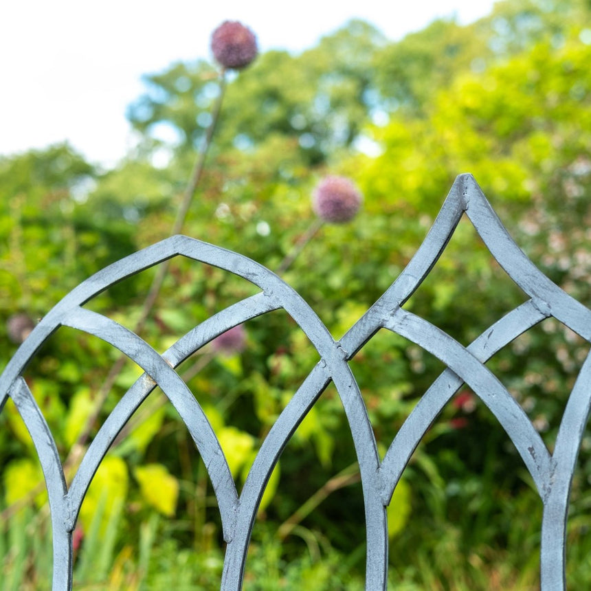 Garden Bench - Lead Colour - Gothic Style Quality Home Decor Garden & Outdoor Living and Gifts
