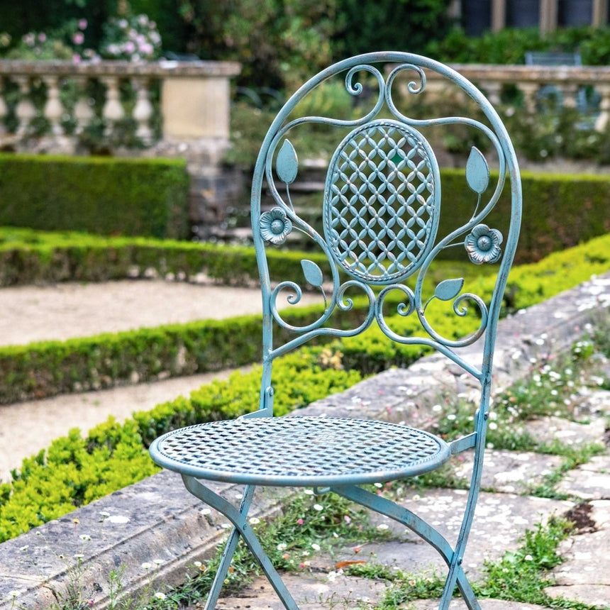 Garden Furniture Chloe Bistro Set - 2 Seater Vintage Green Quality Home Decor Garden & Outdoor Living and Gifts
