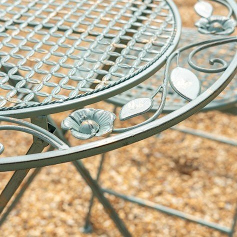 Garden Furniture Chloe Bistro Set - 2 Seater Vintage Green Quality Home Decor Garden & Outdoor Living and Gifts