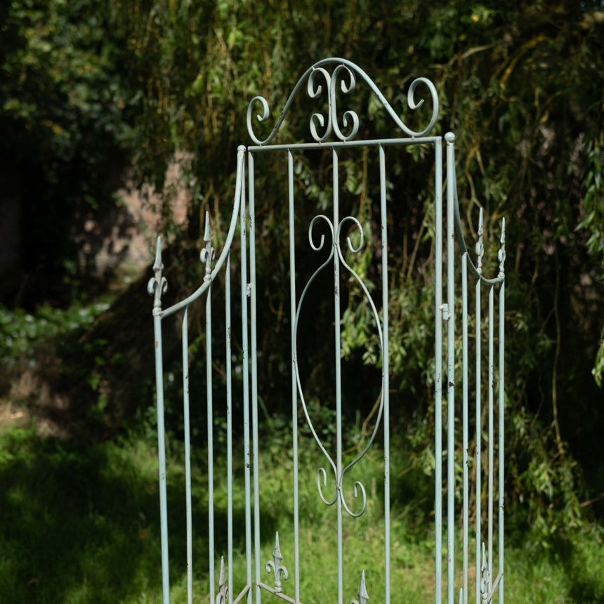 Garden Ornamental Folding Trellis or Screen - Antique Blue Quality Home Decor Garden & Outdoor Living and Gifts