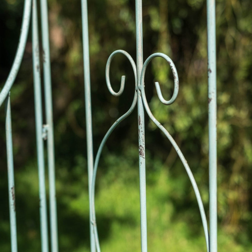 Garden Ornamental Folding Trellis or Screen - Antique Blue Quality Home Decor Garden & Outdoor Living and Gifts