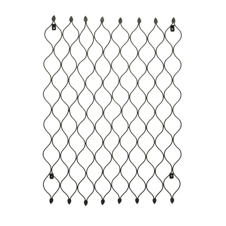 Garden Trellis Large Honeycomb Design Zinc Finish - Custom Layout Fit Horizontally/Vertically Quality Home Decor Garden & Outdoor Living and Gifts