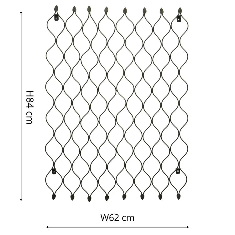 Garden Trellis Small Honeycomb Design Zinc Finish - Frost Resistant, Ideal For Climbing Plants Quality Home Decor Garden & Outdoor Living and Gifts