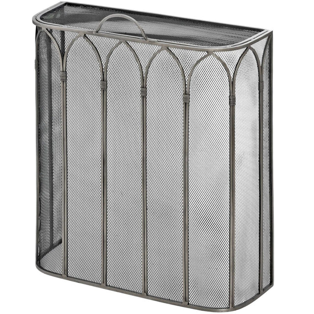 Gothic Medieval Decorative Antique Pewter Firescreen & Wood Stove Fire Guard Luxury Home Decor Garden & Outdoor And Gifts