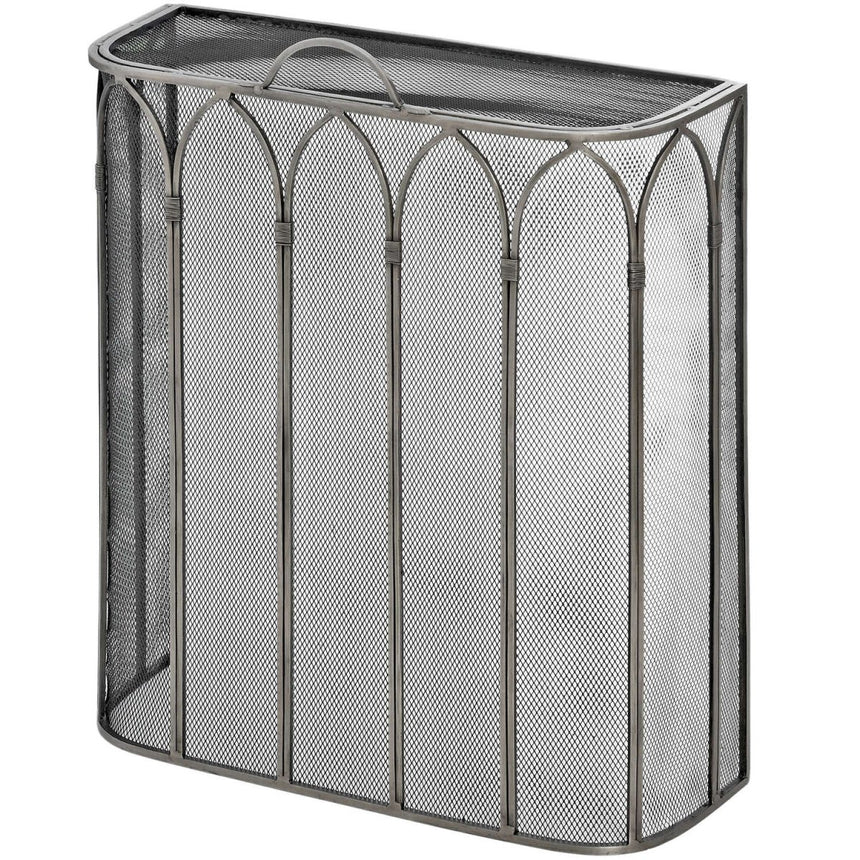 Gothic Medieval Decorative Antique Pewter Firescreen & Wood Stove Fire Guard Luxury Home Decor Garden & Outdoor And Gifts