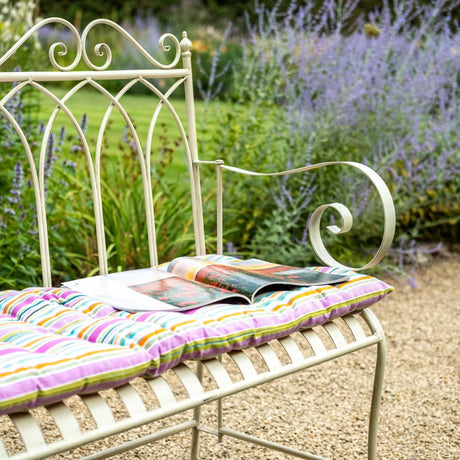 Gothic Garden Bench - Cream Quality Home Decor Garden & Outdoor Living and Gifts