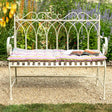 Gothic Garden Bench - Cream Quality Home Decor Garden & Outdoor Living and Gifts