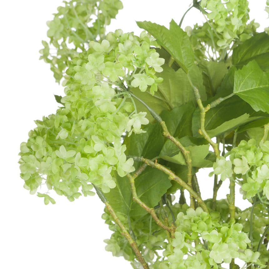 Green Viburnum Spray - Best Artificial Flower Single Stem Luxury Home Decor Garden & Outdoor And Gifts