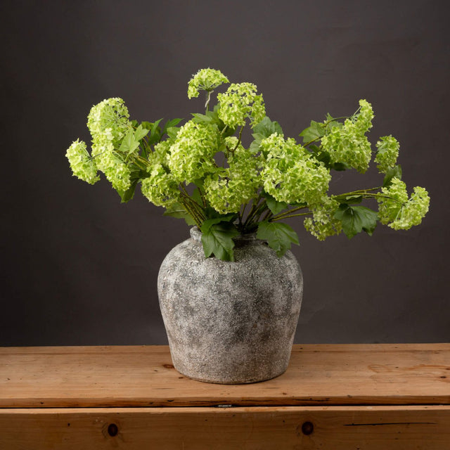 Green Viburnum Spray - Best Artificial Flower Single Stem Luxury Home Decor Garden & Outdoor And Gifts