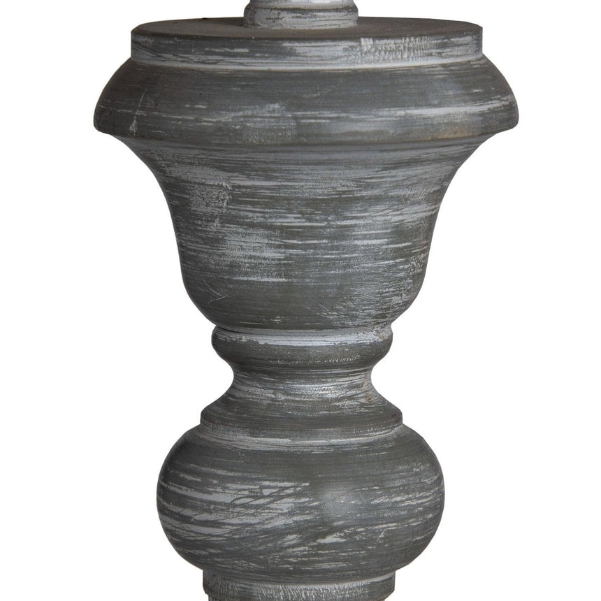 Grey Handcrafted Detailing Ithaca Floor Lamp - Floor Lamps UK Luxury Home Decor Garden & Outdoor And Gifts