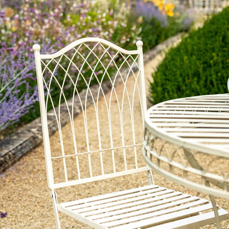 Hampton Garden Furniture Bistro Set - 2 Seater Cream Quality Home Decor Garden & Outdoor Living and Gifts