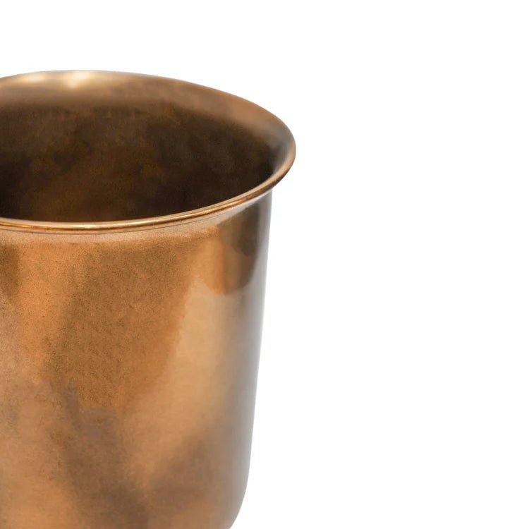 Hampton Outdoor Planter Copper Metal - UV Stable Frost Resistant Lightweight Quality Home Decor Garden & Outdoor Living and Gifts