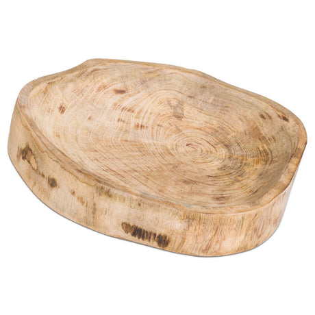 Hand Crafted Mango Wood Trinket Dish - Decorative Ornaments UK Luxury Home Decor Garden & Outdoor And Gifts