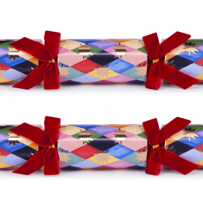 Harlequin Eco Christmas Crackers – FSC Wooden Mix 13in Set of 6 | Decor Sanctuary Quality Home Decor Garden & Outdoor Living and Gifts