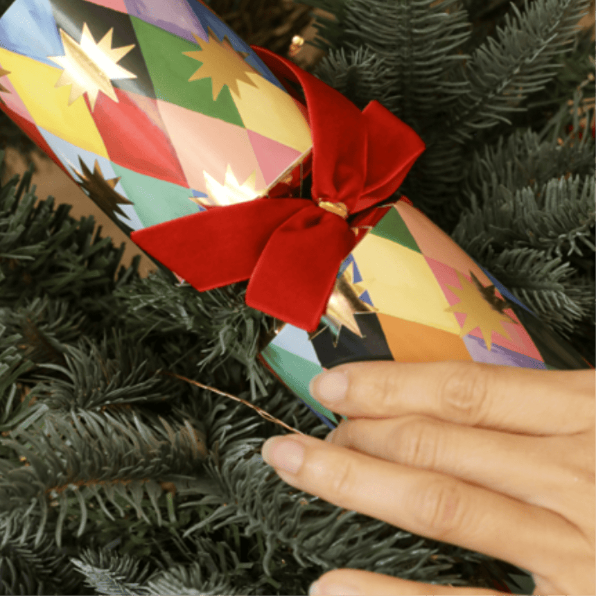 Harlequin Eco Christmas Crackers – FSC Wooden Mix 13in Set of 6 | Decor Sanctuary Quality Home Decor Garden & Outdoor Living and Gifts