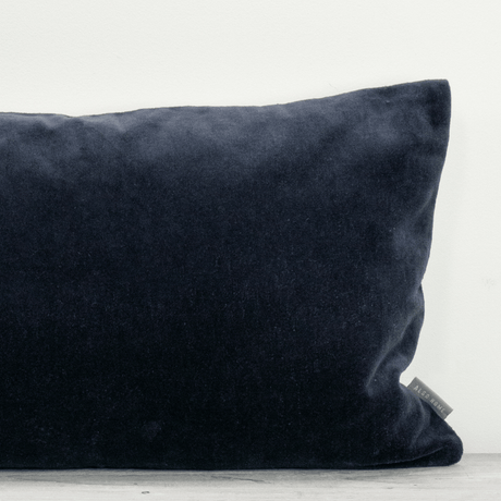 Indigo Sofa/Chair Cushion - 100% Cotton, Luxury Feather Pad, Modern Style, 30x50cm Quality Home Decor Garden & Outdoor Living and Gifts