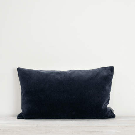 Indigo Sofa/Chair Cushion - 100% Cotton, Luxury Feather Pad, Modern Style, 30x50cm Quality Home Decor Garden & Outdoor Living and Gifts