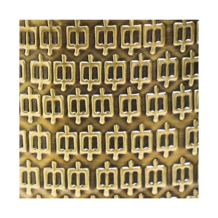 Indoor Gold - Tone Embossed Plant Bowl Luxury Home Decor Garden & Outdoor And Gifts