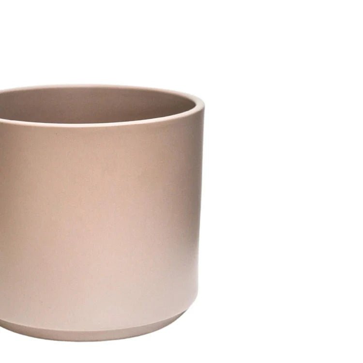 Indoor Taupe Ceramic Plant Pot Luxury Home Decor Garden & Outdoor And Gifts