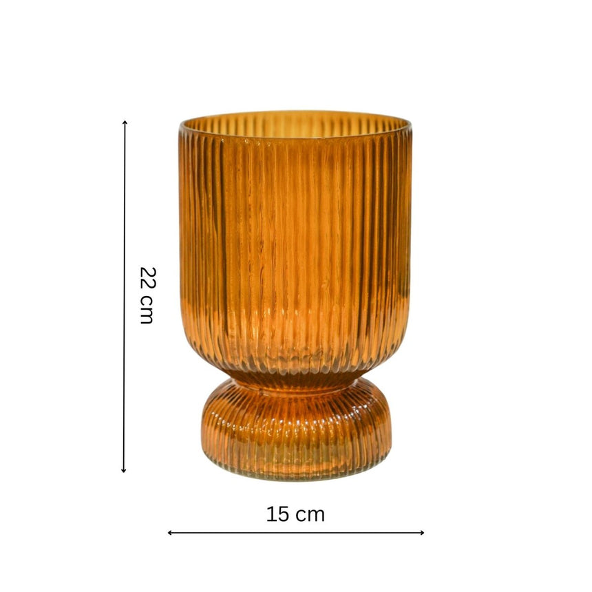 Jewels Tiered Vase Ruby H22cm D15cm Luxury Home Decor Garden & Outdoor And Gifts