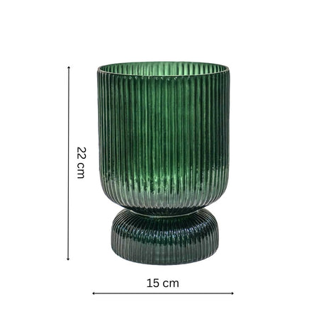 Jewels Tiered Vase Ruby H22cm D15cm Luxury Home Decor Garden & Outdoor And Gifts