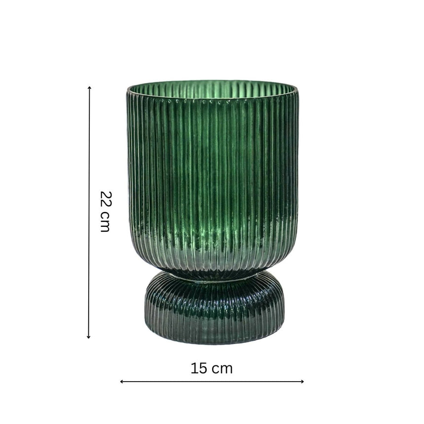 Jewels Tiered Vase Ruby H22cm D15cm Luxury Home Decor Garden & Outdoor And Gifts