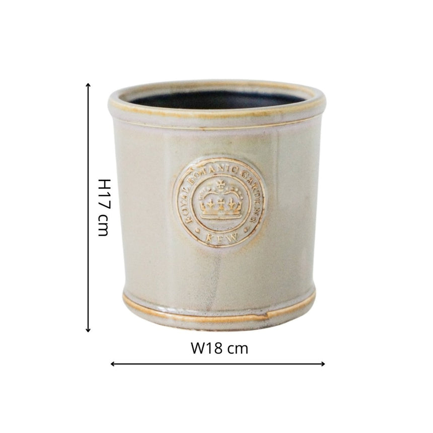 Kew Gardens Ceramic Indoor Planter - Glazed & Embossed Classic Ivory Luxury Home Decor Garden & Outdoor And Gifts