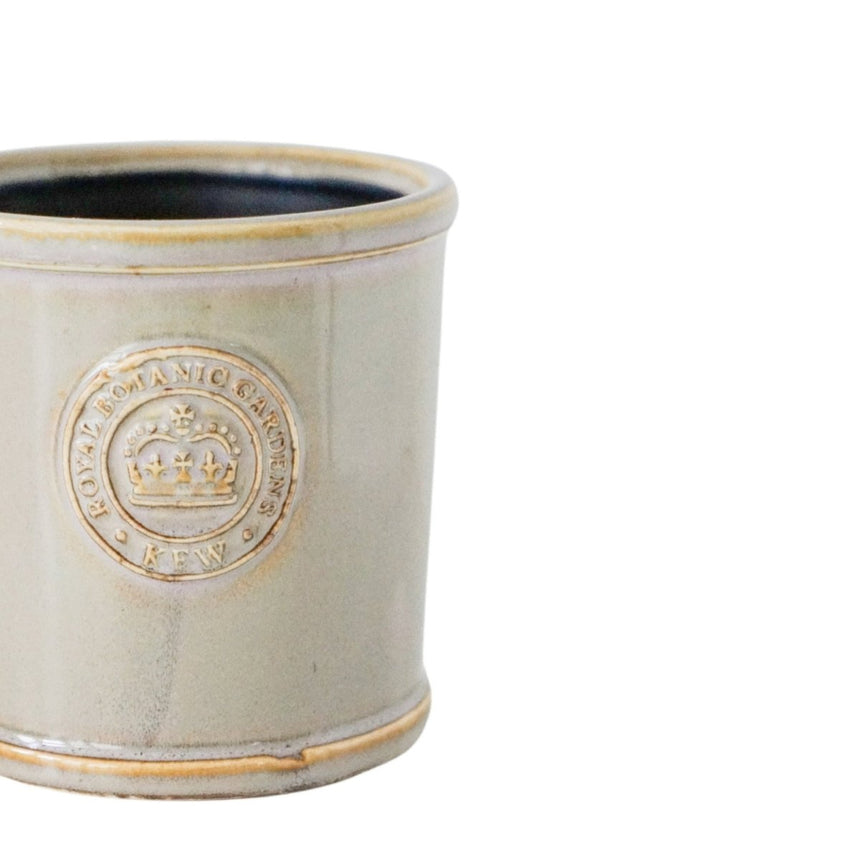 Kew Gardens Ceramic Indoor Planter - Glazed & Embossed Classic Ivory Luxury Home Decor Garden & Outdoor And Gifts