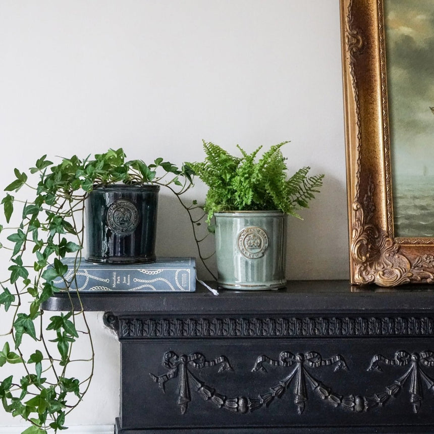 Kew Gardens Glazed Sage Green Ceramic Indoor Planter Luxury Home Decor Garden & Outdoor And Gifts