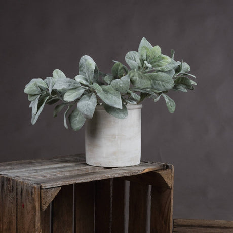 Lambs Ear Spray - Best Artificial Flower Single Stem Luxury Home Decor Garden & Outdoor And Gifts