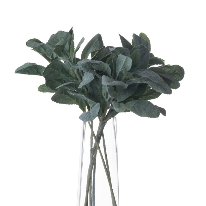 Lambs Ear Spray - Best Artificial Flower Single Stem Luxury Home Decor Garden & Outdoor And Gifts