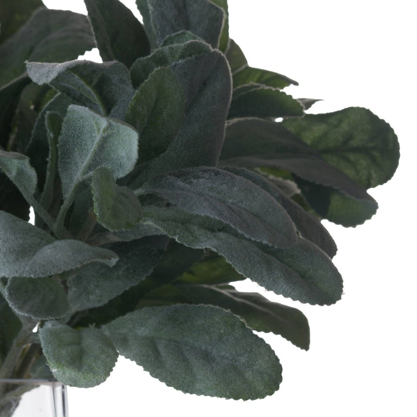 Lambs Ear Spray - Best Artificial Flower Single Stem Luxury Home Decor Garden & Outdoor And Gifts