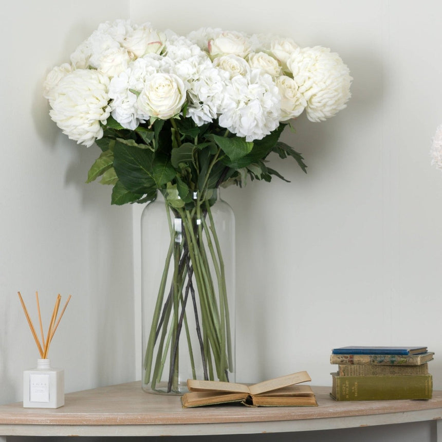 Large Apothecary Clear Glass Jar - Glass Vases for Flowers UK Luxury Home Decor Garden & Outdoor And Gifts